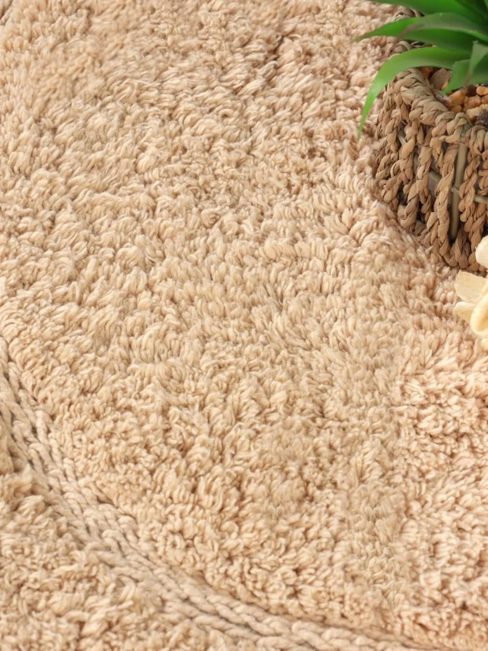 Superior Non-Slip 2 Piece Bath Rug Set, Ultra Plush, Soft and Absorbent 100% Com